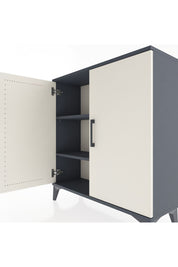 Arges Şifonyer 2 Raflı 2 Kapaklı 88x30x96 Antrasit-Aytaşı