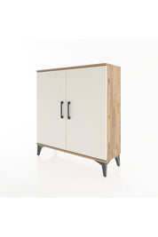 Arges Şifonyer 2 Raflı 2 Kapaklı 88x30x96 Çam-Aytaşı