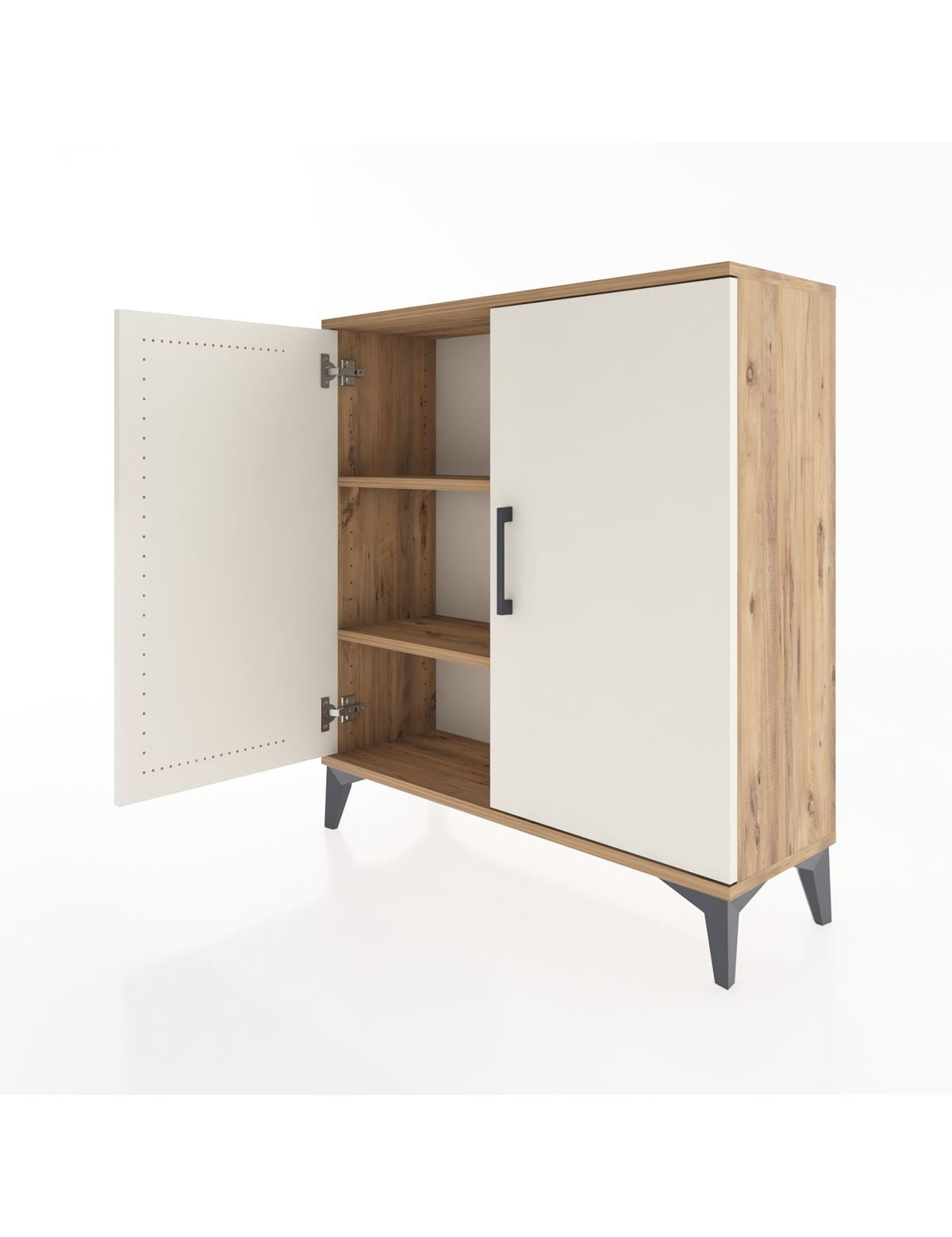 Arges Şifonyer 2 Raflı 2 Kapaklı 88x30x96 - S04M057V7A