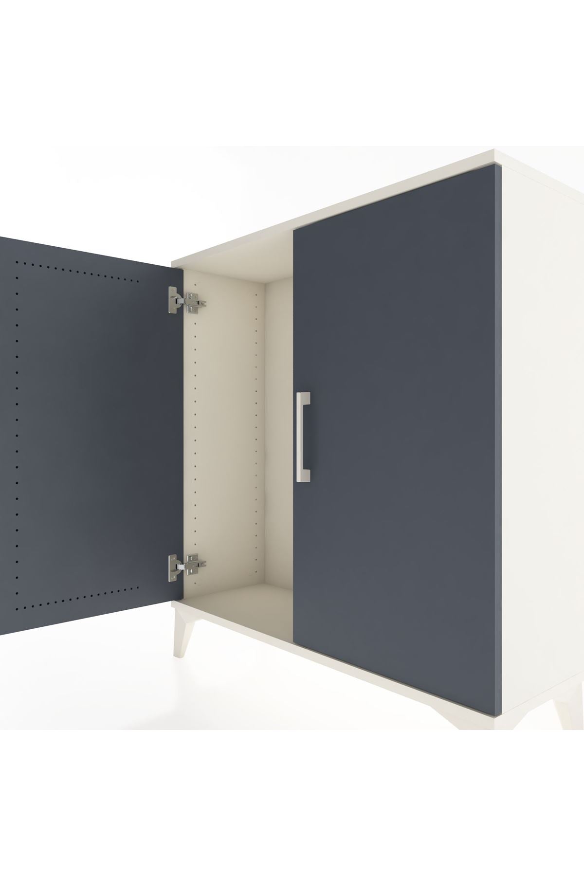 Arges Şifonyer 2 Kapaklı 88x30x96 Aytaşı-Antrasit