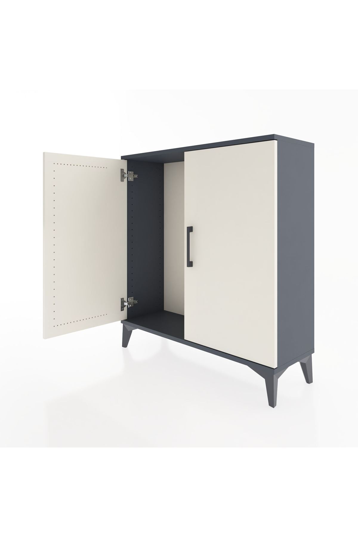 Arges Şifonyer 2 Kapaklı 88x30x96 Antrasit-Aytaşı