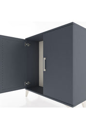 Arges Şifonyer 2 Kapaklı 88x30x96 Antrasit-Antrasit