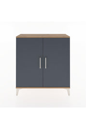 Arges Şifonyer 2 Kapaklı 88x30x96 Çam-Antrasit