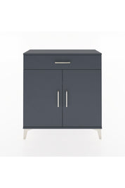 Arges Şifonyer 2 Raflı Tek Çekmeceli 2 Kapaklı 88x30x96 Antrasit-Antrasit