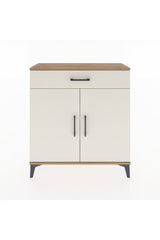 Arges Şifonyer 2 Raflı Tek Çekmeceli 2 Kapaklı 88x30x96