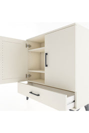 Arges Şifonyer 3 Raflı Tek Çekmeceli 2 Kapaklı 88x30x96 Aytaşı-Aytaşı