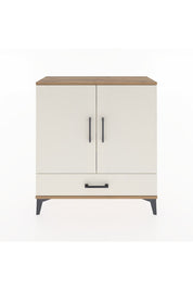 Arges Şifonyer 3 Raflı Tek Çekmeceli 2 Kapaklı 88x30x96 Çam-Aytaşı