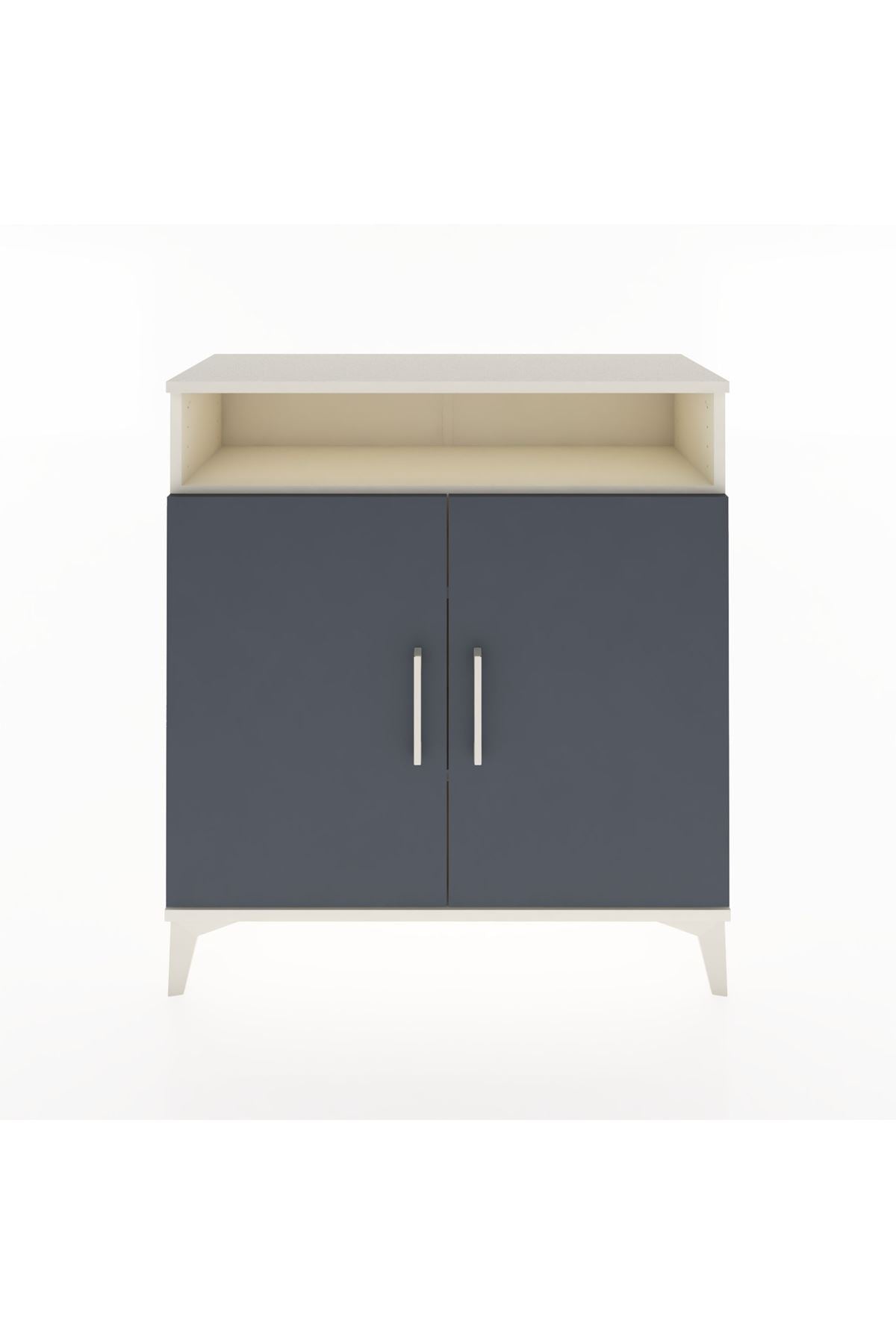 Arges Şifonyer 3 Raflı 2 Kapaklı 88x30x96 Aytaşı-Antrasit