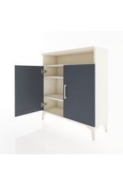 Arges Şifonyer 3 Raflı 2 Kapaklı 88x30x96 Aytaşı-Antrasit