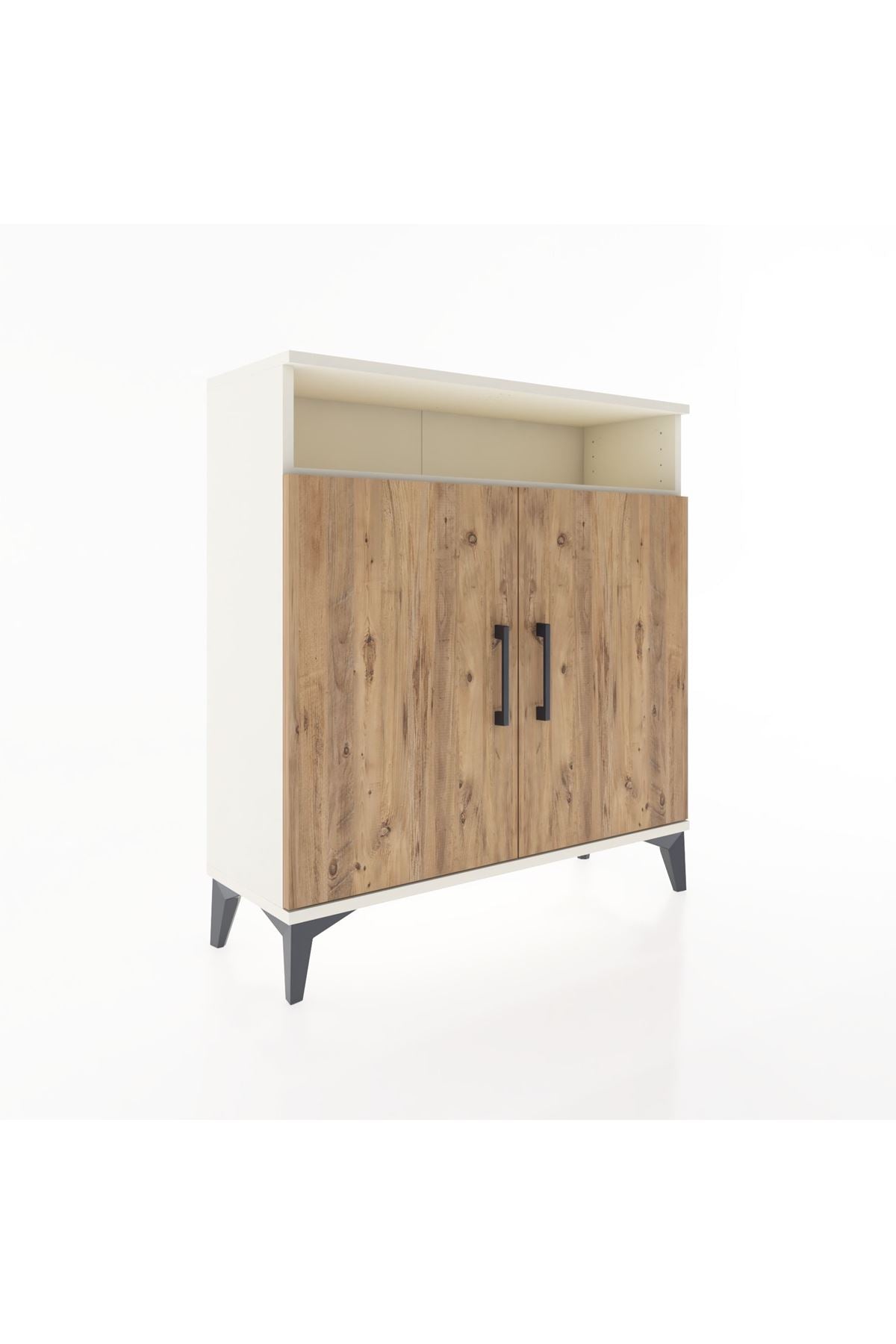 Arges Şifonyer 3 Raflı 2 Kapaklı 88x30x96 Aytaşı-Çam