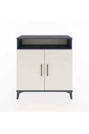 Arges Şifonyer 3 Raflı 2 Kapaklı 88x30x96 Antrasit-Aytaşı