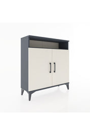 Arges Şifonyer 3 Raflı 2 Kapaklı 88x30x96 Antrasit-Aytaşı