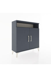 Arges Şifonyer 3 Raflı 2 Kapaklı 88x30x96 Antrasit-Antrasit