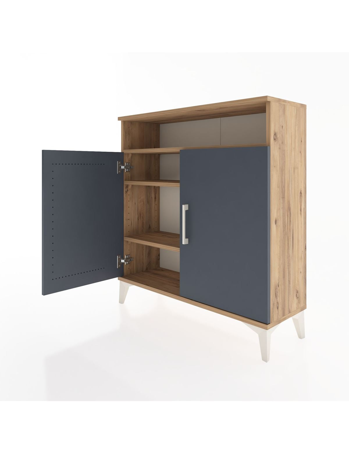 Arges Şifonyer 3 Raflı 2 Kapaklı 88x30x96 - S04M061V8A