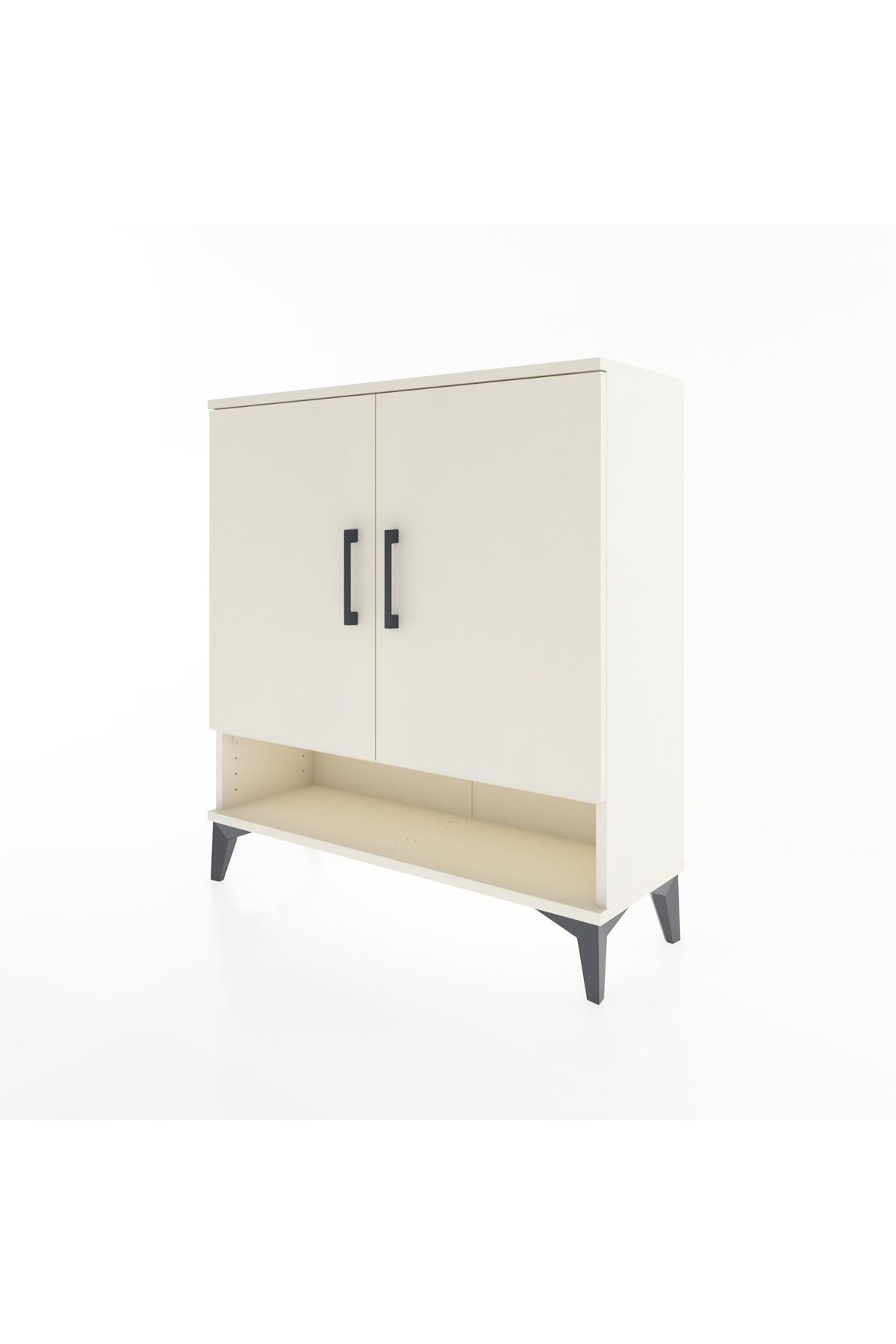 Arges Şifonyer 3 Raflı 2 Kapaklı 88x30x96 Aytaşı-Aytaşı