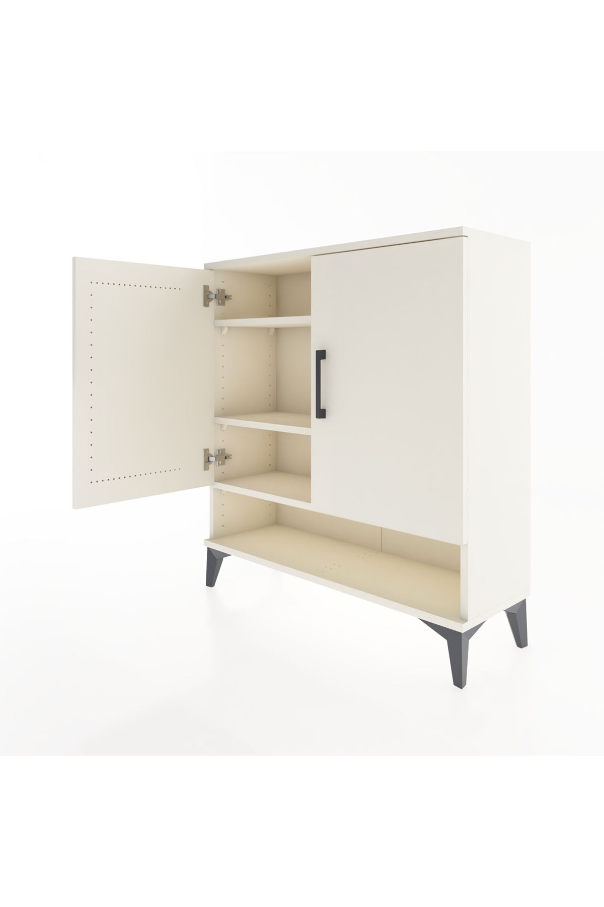 Arges Şifonyer 3 Raflı 2 Kapaklı 88x30x96 Aytaşı-Aytaşı