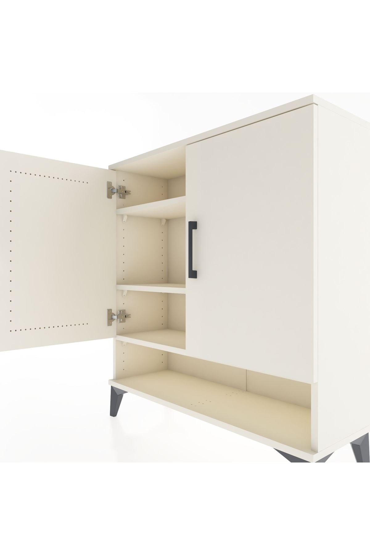 Arges Şifonyer 3 Raflı 2 Kapaklı 88x30x96 Aytaşı-Aytaşı