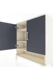 Arges Şifonyer 3 Raflı 2 Kapaklı 88x30x96 Aytaşı-Antrasit