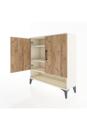 Arges Şifonyer 3 Raflı 2 Kapaklı 88x30x96 Aytaşı-Çam