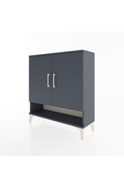 Arges Şifonyer 3 Raflı 2 Kapaklı 88x30x96 Antrasit-Antrasit