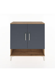 Arges Şifonyer 3 Raflı 2 Kapaklı 88x30x96 Çam-Antrasit