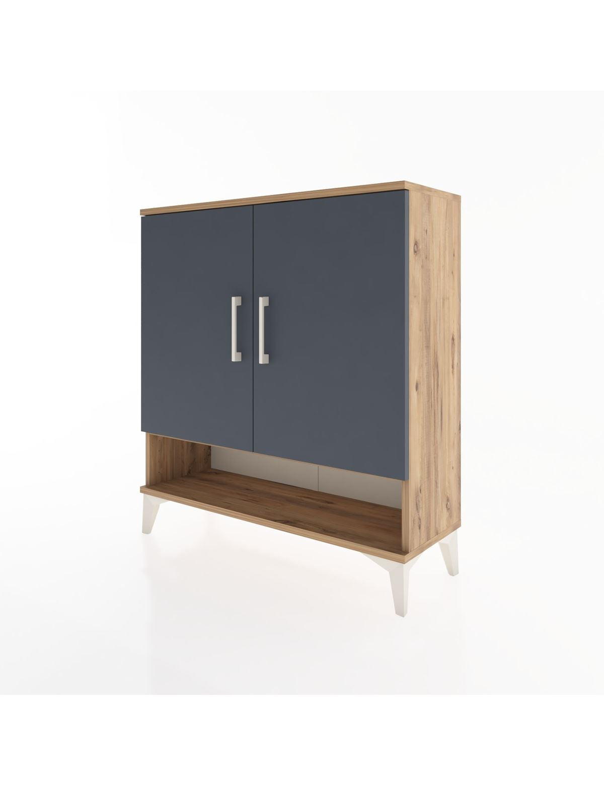 Arges Şifonyer 3 Raflı 2 Kapaklı 88x30x96 - S04M062V8A