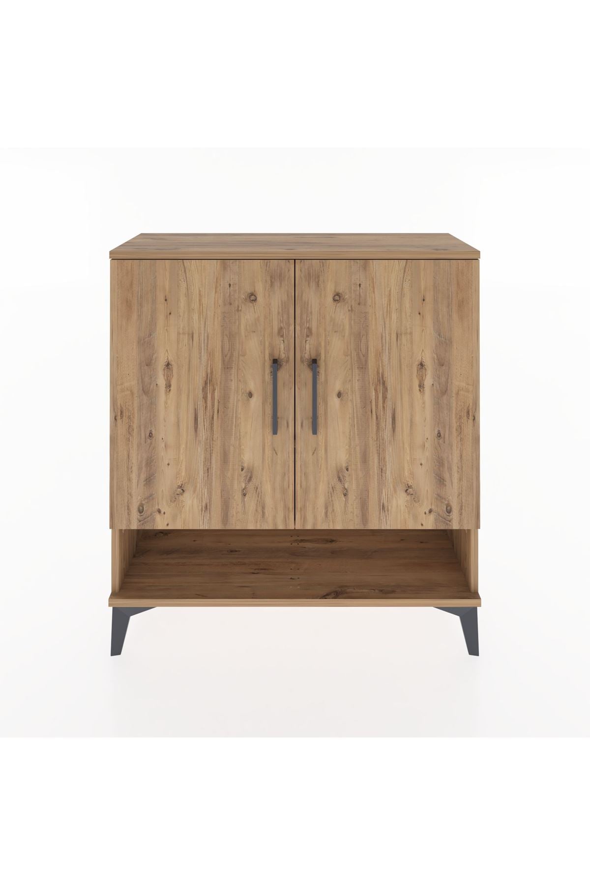 Arges Şifonyer 3 Raflı 2 Kapaklı 88x30x96 Çam-Çam