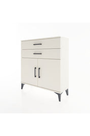 Arges Şifonyer Tek Raflı 2 Çekmeceli 2 Kapaklı 88x30x96 Aytaşı-Aytaşı