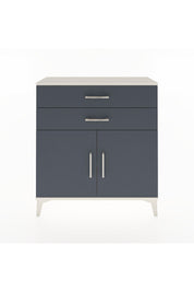 Arges Şifonyer Tek Raflı 2 Çekmeceli 2 Kapaklı 88x30x96 Aytaşı-Antrasit
