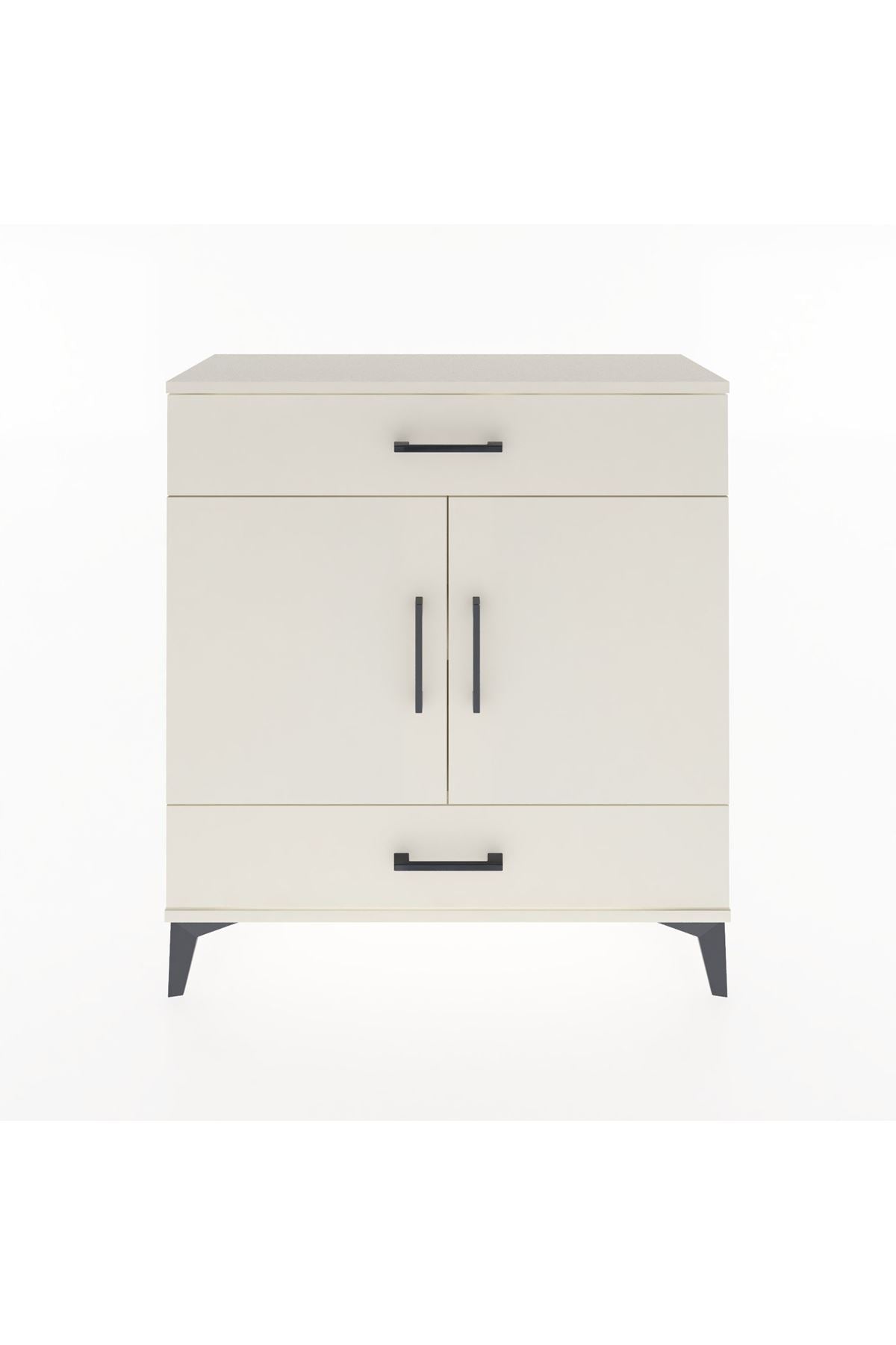 Arges Şifonyer 2 Raflı 2 Çekmeceli 2 Kapaklı 88x30x96 Aytaşı-Aytaşı