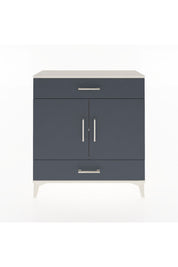 Arges Şifonyer 2 Raflı 2 Çekmeceli 2 Kapaklı 88x30x96 Aytaşı-Antrasit