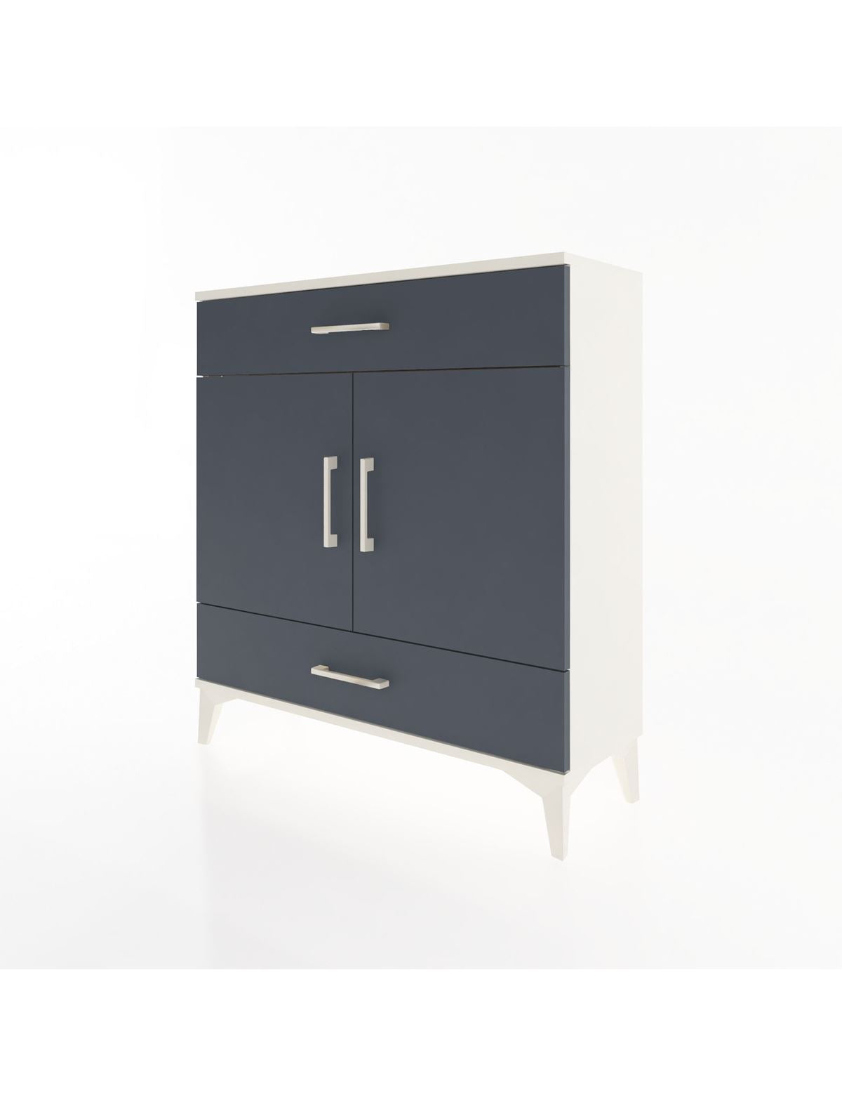 Arges Şifonyer 2 Raflı 2 Çekmeceli 2 Kapaklı 88x30x96 - S04M064V2A