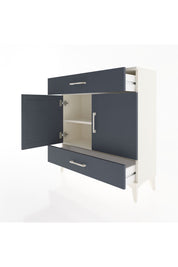 Arges Şifonyer 2 Raflı 2 Çekmeceli 2 Kapaklı 88x30x96 Aytaşı-Antrasit