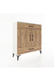 Arges Şifonyer 2 Raflı 2 Çekmeceli 2 Kapaklı 88x30x96 Aytaşı-Çam