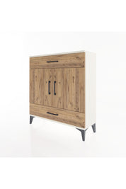 Arges Şifonyer 2 Raflı 2 Çekmeceli 2 Kapaklı 88x30x96 Aytaşı-Çam