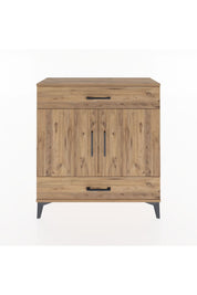 Arges Şifonyer 2 Raflı 2 Çekmeceli 2 Kapaklı 88x30x96 Çam-Çam