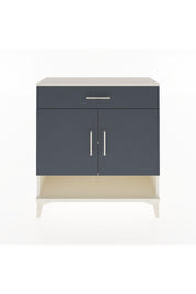 Arges Şifonyer 2 Raflı Tek Çekmeceli 2 Kapaklı 88x30x96 Aytaşı-Antrasit