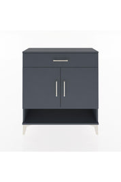 Arges Şifonyer 2 Raflı Tek Çekmeceli 2 Kapaklı 88x30x96 Antrasit-Antrasit