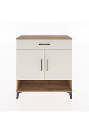 Arges Şifonyer 2 Raflı Tek Çekmeceli 2 Kapaklı 88x30x96 Çam-Aytaşı