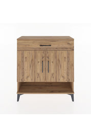 Arges Şifonyer 2 Raflı Tek Çekmeceli 2 Kapaklı 88x30x96 Çam-Çam