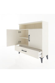 Arges Şifonyer 3 Raflı Tek Çekmeceli 2 Kapaklı 88x30x96 Aytaşı-Aytaşı