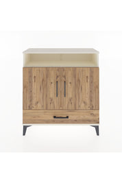 Arges Şifonyer 3 Raflı Tek Çekmeceli 2 Kapaklı 88x30x96 Aytaşı-Çam