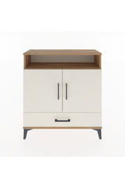 Arges Şifonyer 3 Raflı Tek Çekmeceli 2 Kapaklı 88x30x96 Çam-Aytaşı
