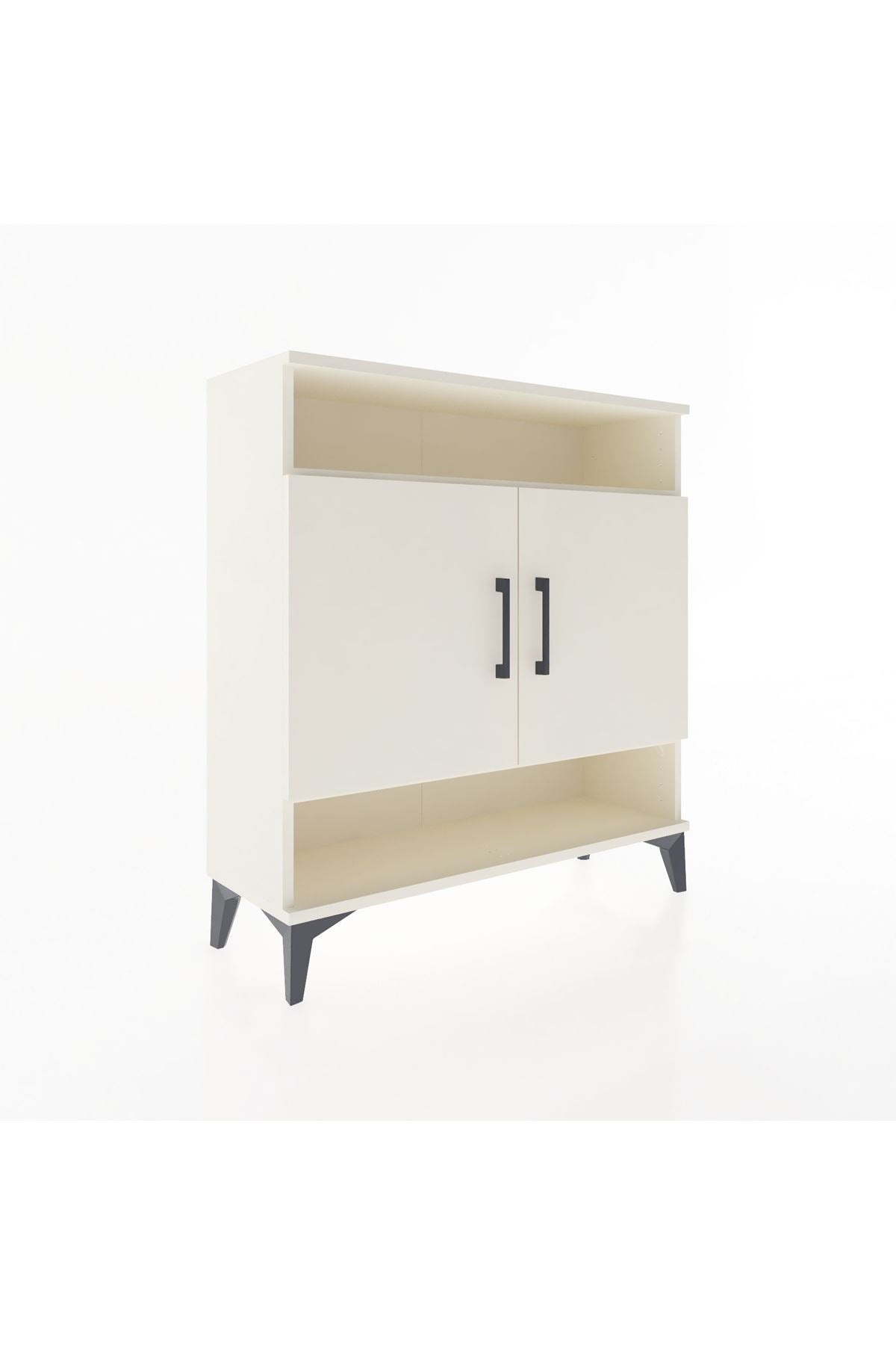 Arges Şifonyer 3 Raflı 2 Kapaklı 88x30x96 Aytaşı-Aytaşı