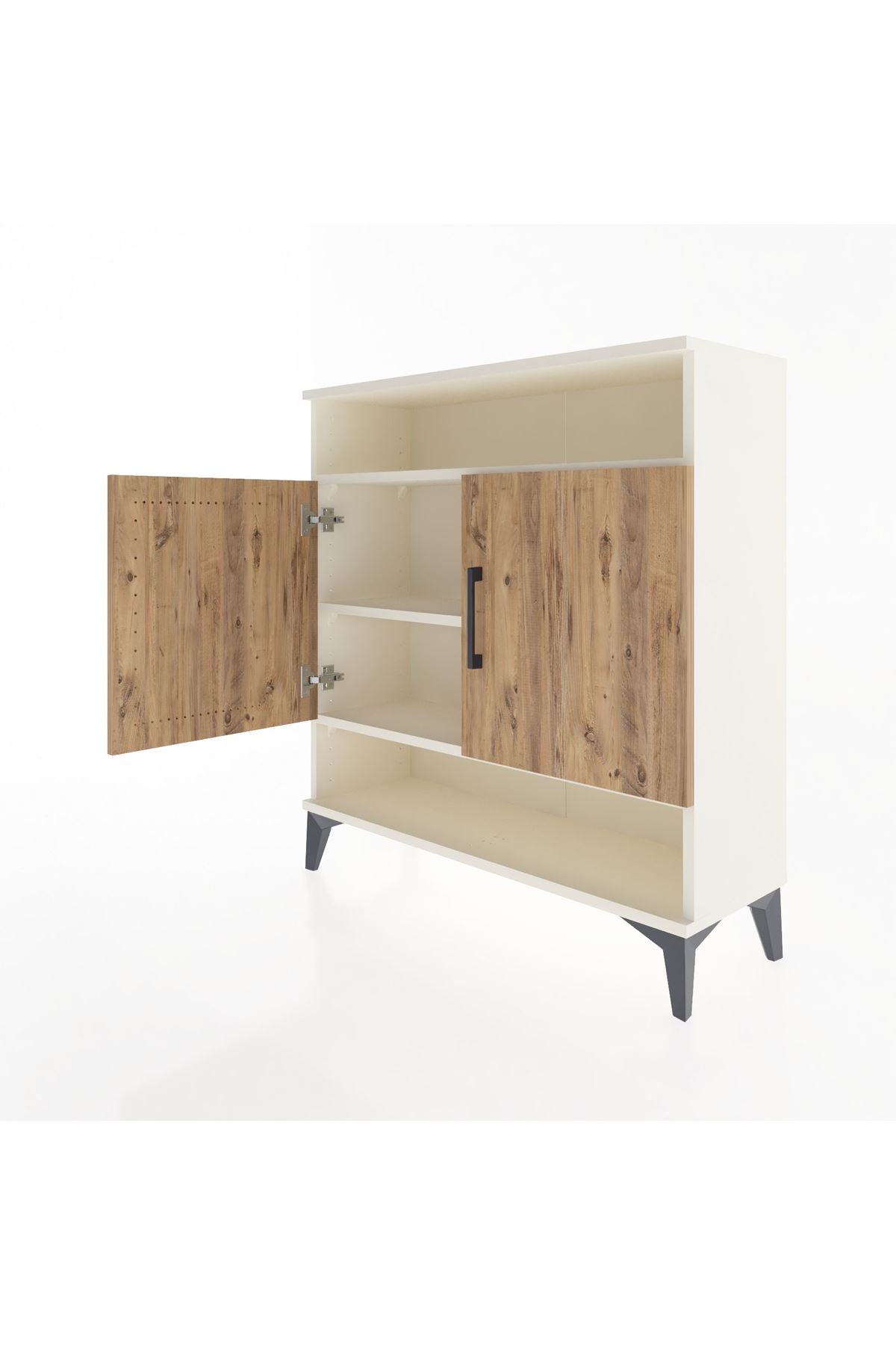 Arges Şifonyer 3 Raflı 2 Kapaklı 88x30x96 Aytaşı-Çam