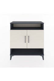 Arges Şifonyer 3 Raflı 2 Kapaklı 88x30x96 Antrasit-Aytaşı