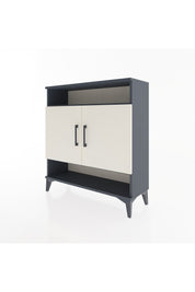 Arges Şifonyer 3 Raflı 2 Kapaklı 88x30x96 Antrasit-Aytaşı