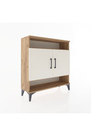 Arges Şifonyer 3 Raflı 2 Kapaklı 88x30x96 Çam-Aytaşı