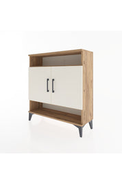 Arges Şifonyer 3 Raflı 2 Kapaklı 88x30x96 Çam-Aytaşı