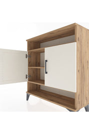 Arges Şifonyer 3 Raflı 2 Kapaklı 88x30x96 Çam-Aytaşı